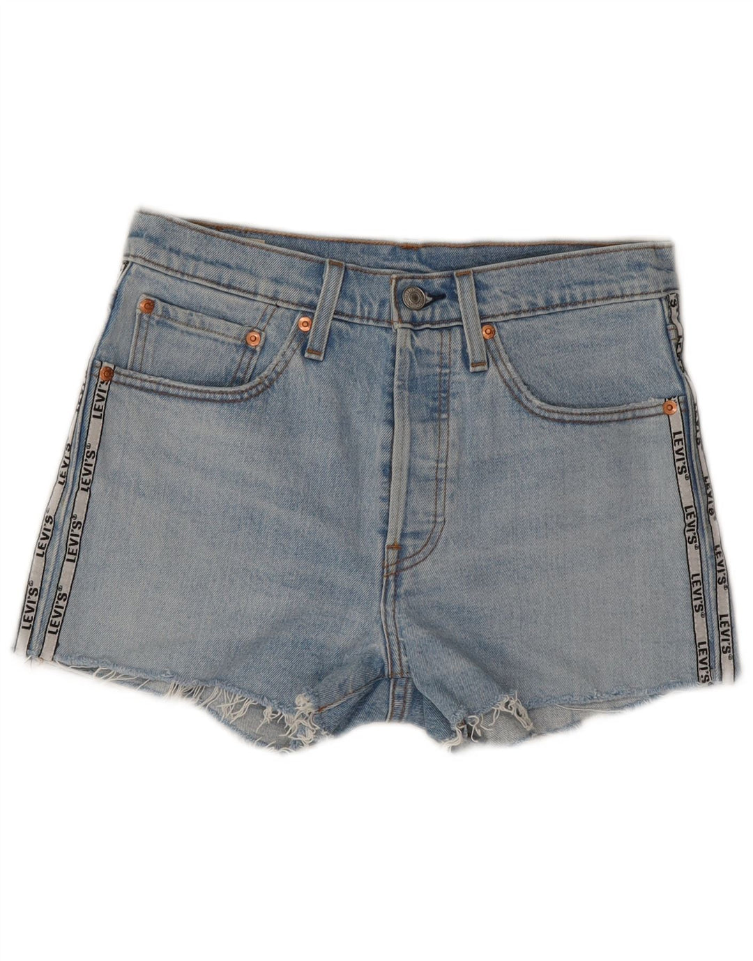 LEVI'S Womens 501 Denim Shorts W28 Medium Blue