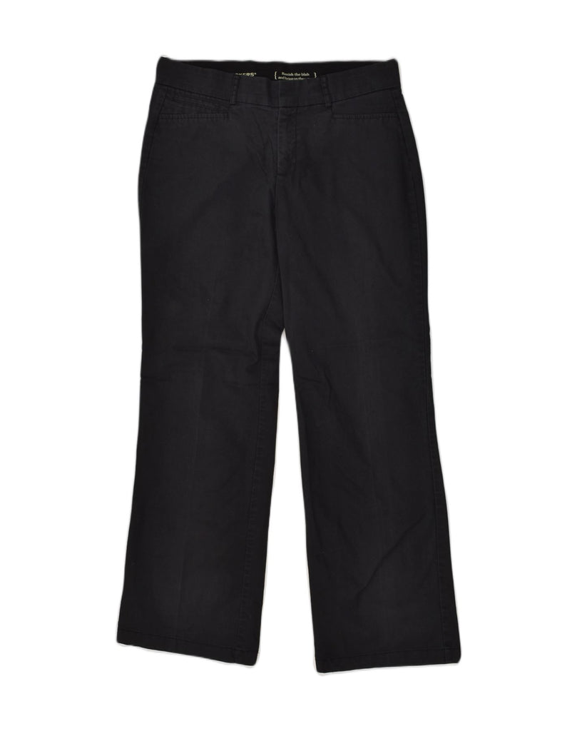 DOCKERS Womens Straight Casual Trousers US 12 Large W32 L31 Black Cotton | Vintage Dockers | Thrift | Second-Hand Dockers | Used Clothing | Messina Hembry 