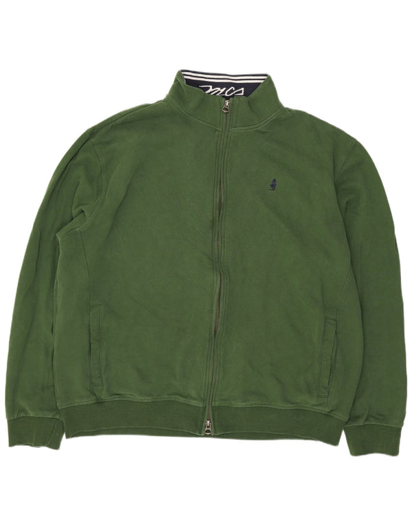 Marlboro Classics Mens Tracksuit Top Jacket 3XL Green Cotton