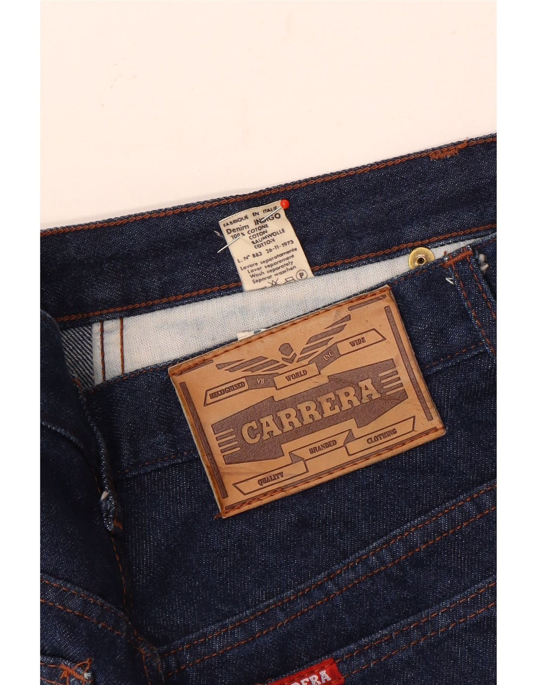 CARRERA Womens Tapered Jeans W30 L28 Navy Blue Cotton