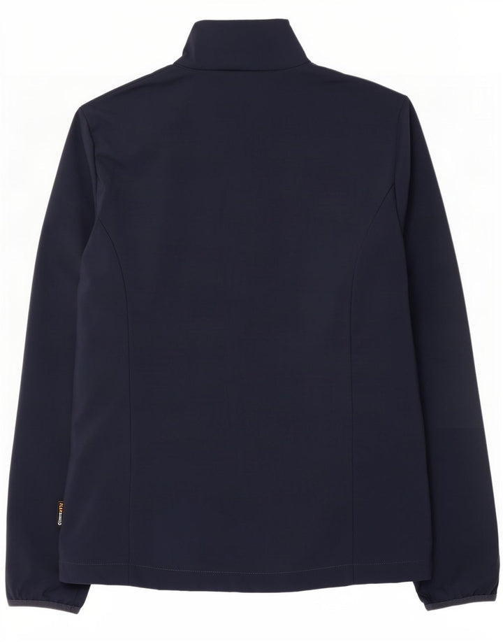 Jack Wolfskin Mens Tracksuit Top Jacket UK 36/38 Medium Navy Blue Polyester