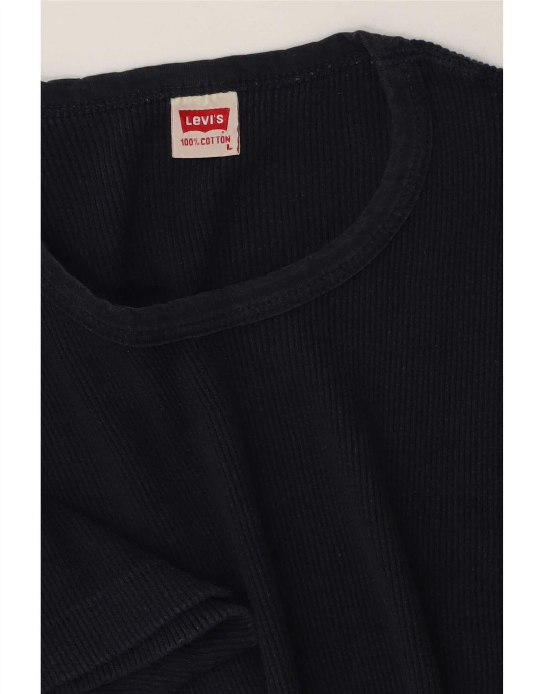 Levi's Mens T-Shirt Top Large Navy Blue Cotton