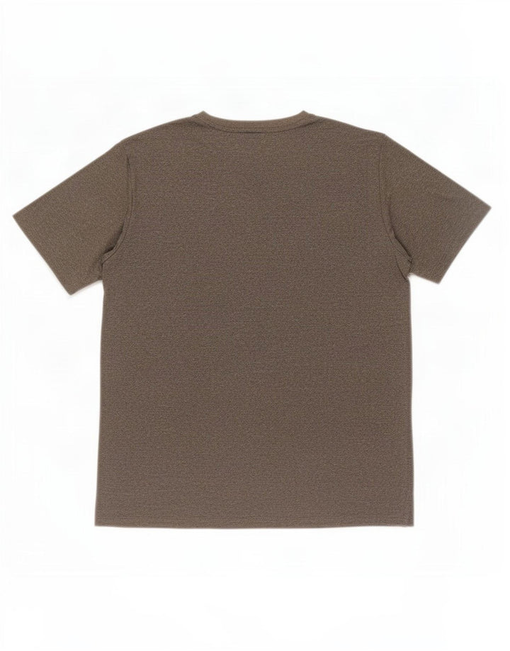 Puma Mens Graphic T-Shirt Top Large Grey Flecked Polyester