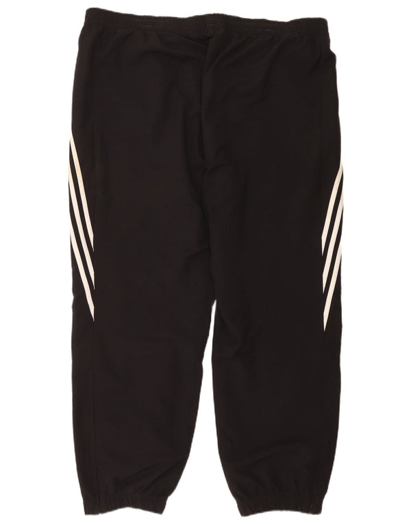 Adidas Mens Tracksuit Trousers Joggers 2XL Black Polyester
