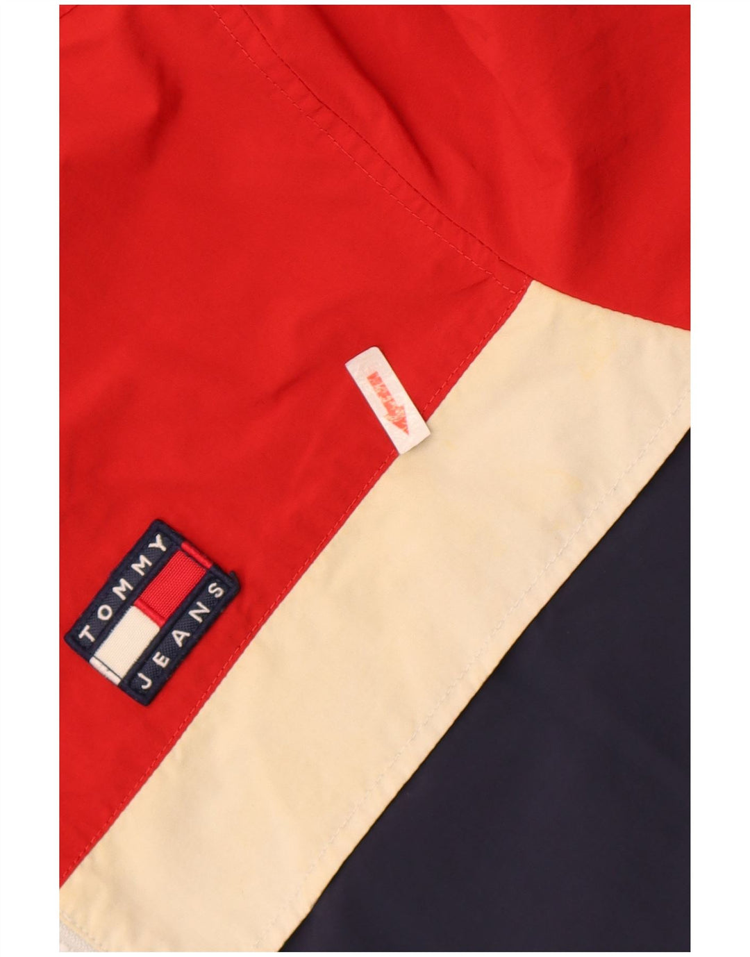 Tommy Hilfiger Mens Rain Jacket UK 38 Medium Multicoloured Colourblock