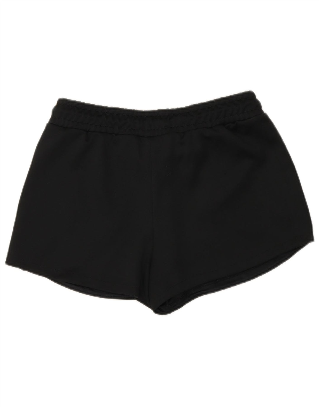 Nike Womens Graphic Sport Shorts UK 12 Medium Black Colourblock Polyester