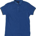 MASSIMO DUTTI Mens Slim Fit Polo Shirt Large Blue | Vintage Massimo Dutti | Thrift | Second-Hand Massimo Dutti | Used Clothing | Messina Hembry 