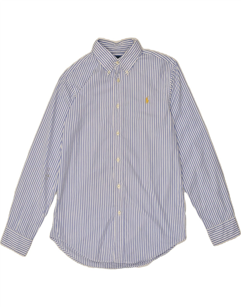 RALPH LAUREN Boys Shirt 15-16 Years Blue Striped Cotton | Vintage Ralph Lauren | Thrift | Second-Hand Ralph Lauren | Used Clothing | Messina Hembry 