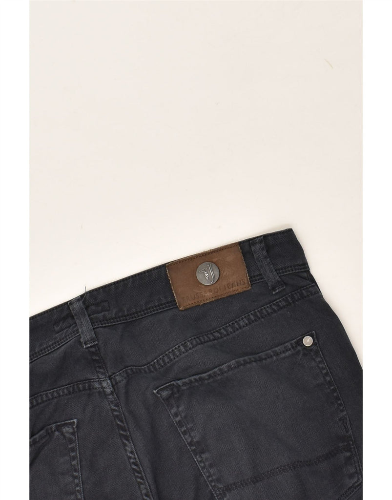 TRUSSARDI Mens Straight Jeans W34 L32 Navy Blue Cotton | Vintage Trussardi | Thrift | Second-Hand Trussardi | Used Clothing | Messina Hembry 