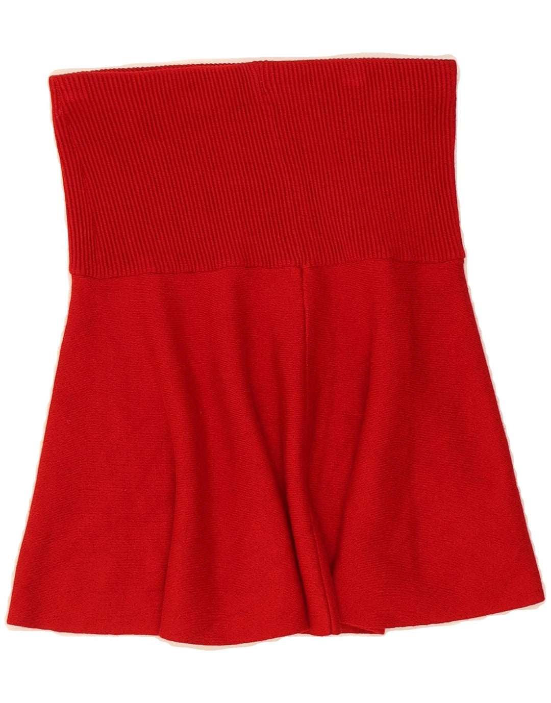 ZARA Womens High Waist A-Line Skirt Small W26  Red Vintage Zara and Second-Hand Zara from Messina Hembry 