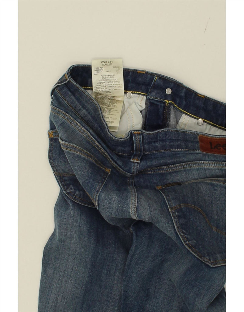 LEE Womens Scarlett Skinny Jeans W26 L31 Blue Cotton Vintage Lee and Second-Hand Lee from Messina Hembry 