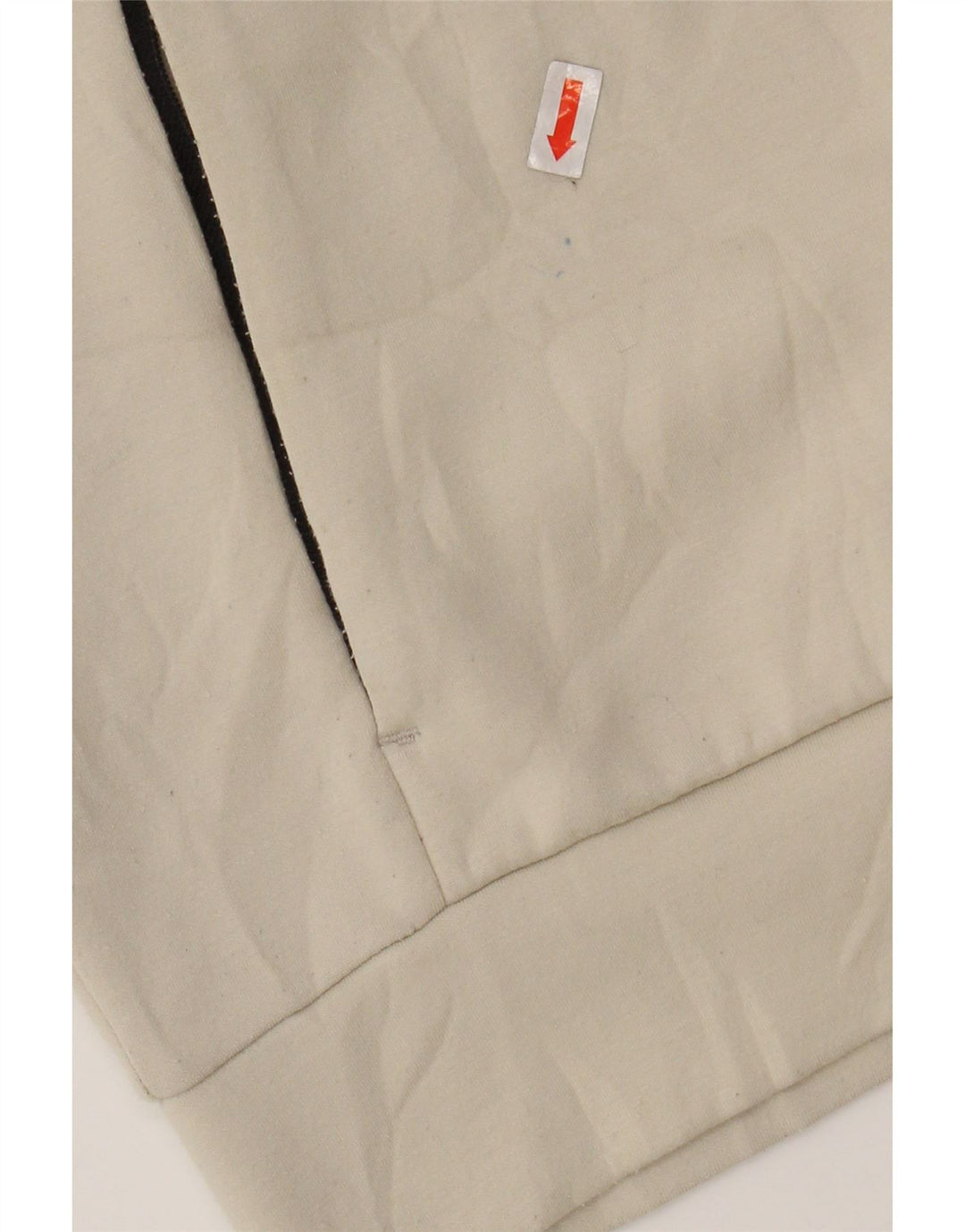 CHAMPION Mens Hoodie Jumper Small Off White Cotton