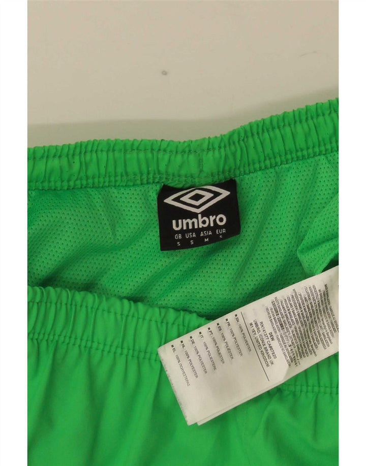 Umbro Mens West Ham United Sport Shorts Small Green Polyester