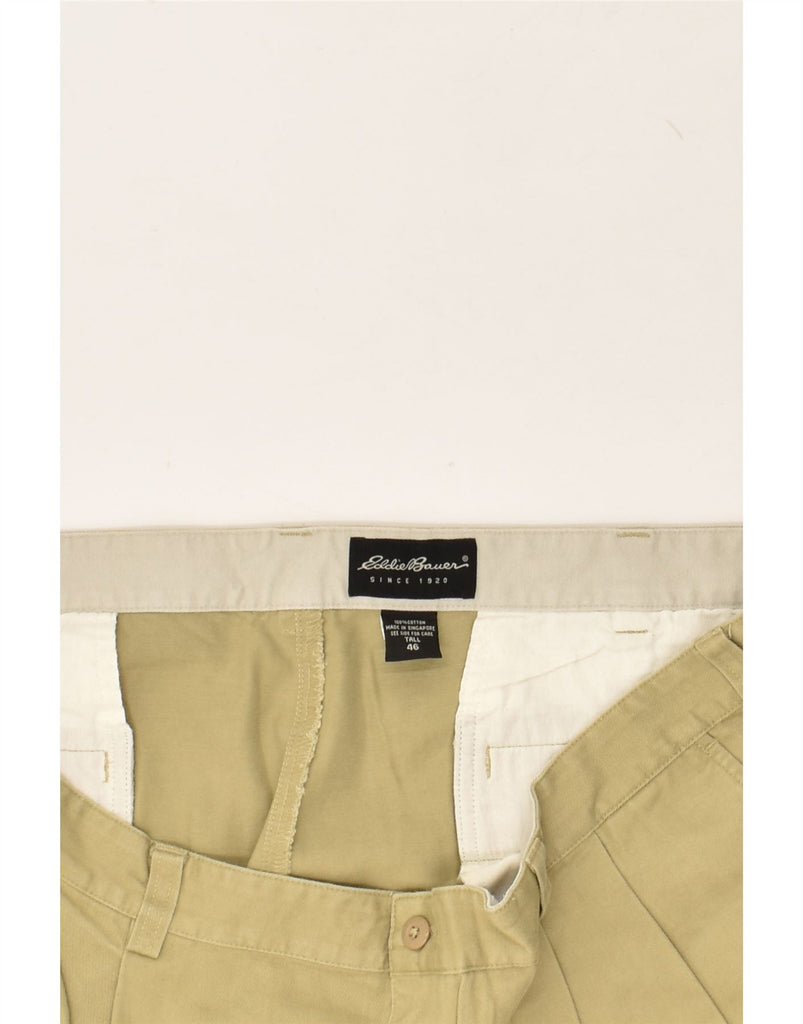 EDDIE BAUER Mens Chino Shorts W46 3XL Khaki Cotton | Vintage Eddie Bauer | Thrift | Second-Hand Eddie Bauer | Used Clothing | Messina Hembry 