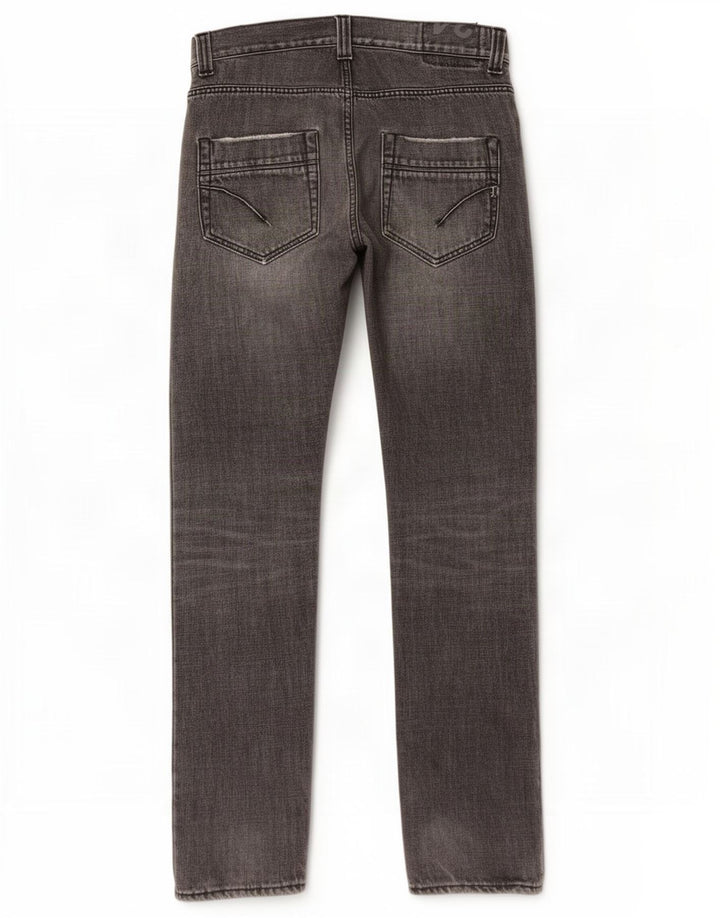 Dondup Mens Skinny Jeans W34 L34 Grey Cotton