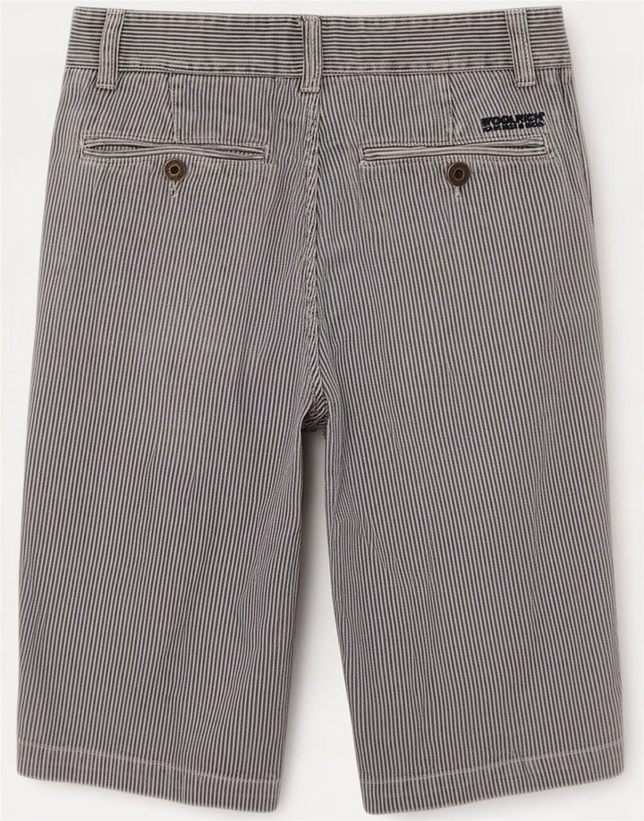 Woolrich Mens Chino Shorts Medium W33 Blue Striped