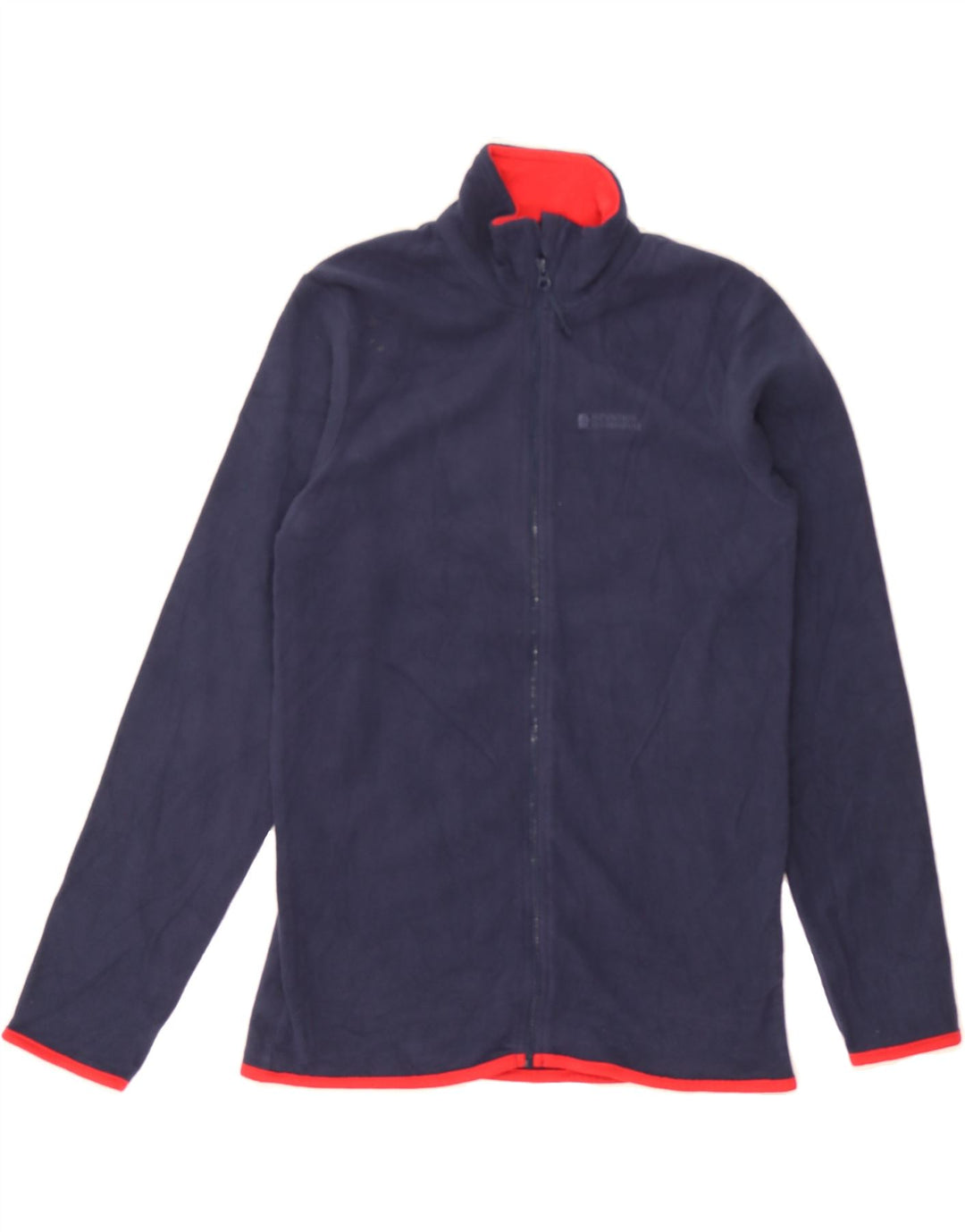 MOUNTAIN WAREHOUSE Boys Fleece Jacket 11-12 Years Navy Blue Polyester Vintage Mountain Warehouse and Second-Hand Mountain Warehouse from Messina Hembry 