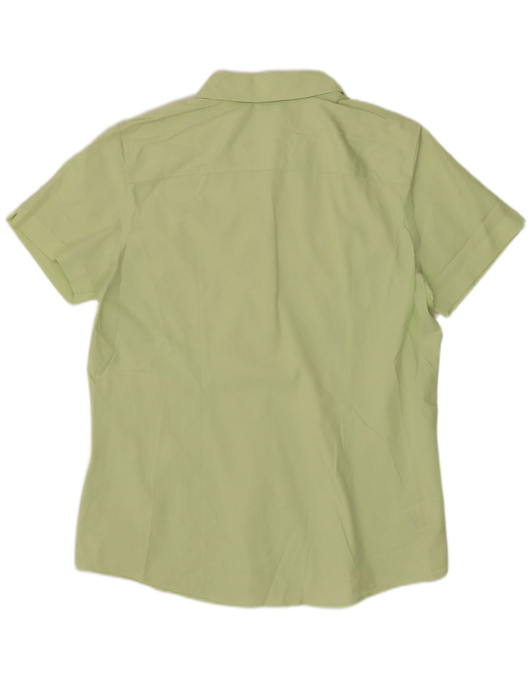 Eddie Bauer Womens Short Sleeve Shirt UK 14 Medium Green