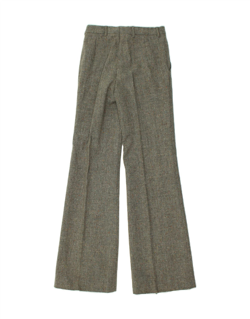 VINTAGE Womens Flare Chino Trousers W26 L32 Grey | Vintage Vintage | Thrift | Second-Hand Vintage | Used Clothing | Messina Hembry 