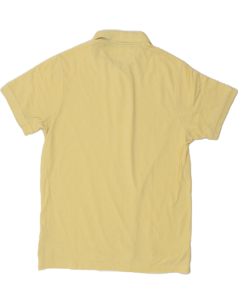 TOMMY HILFIGER Mens Slim Fit Polo Shirt XL Yellow Cotton | Vintage Tommy Hilfiger | Thrift | Second-Hand Tommy Hilfiger | Used Clothing | Messina Hembry 