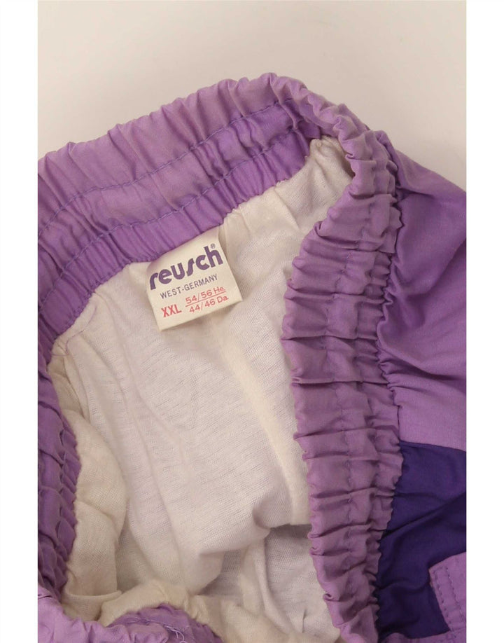 Reusch Mens Graphic Full Tracksuit XL  Purple Polyester