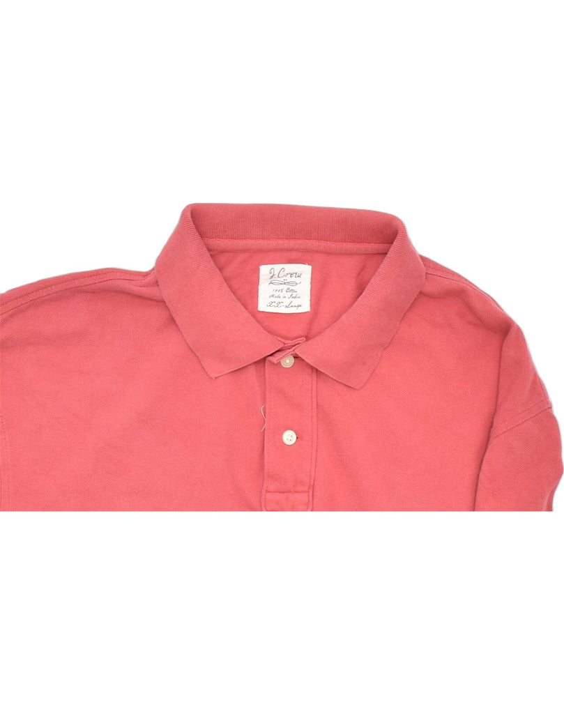 J. CREW Mens Polo Shirt 2XL Red Cotton Classic | Vintage | Thrift | Second-Hand | Used Clothing | Messina Hembry 