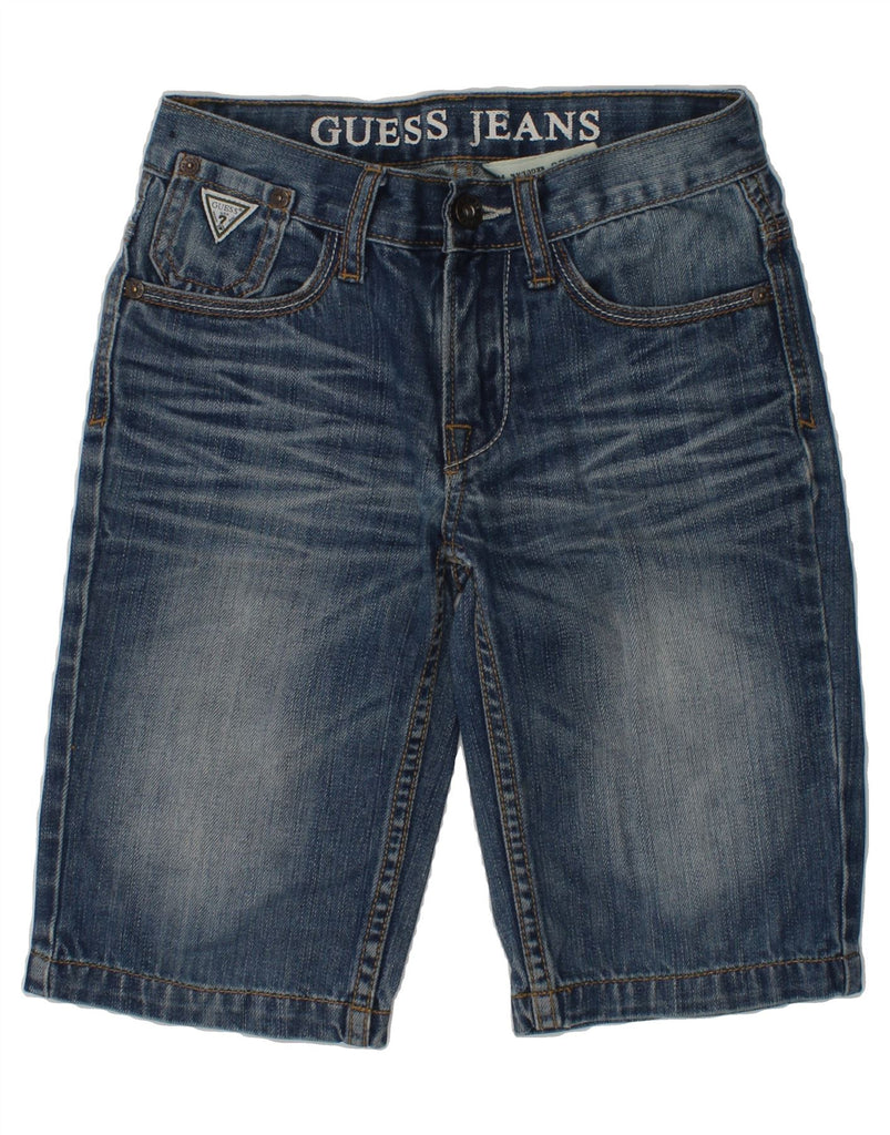 GUESS Boys Denim Shorts 7-8 Years W24  Blue Cotton | Vintage Guess | Thrift | Second-Hand Guess | Used Clothing | Messina Hembry 