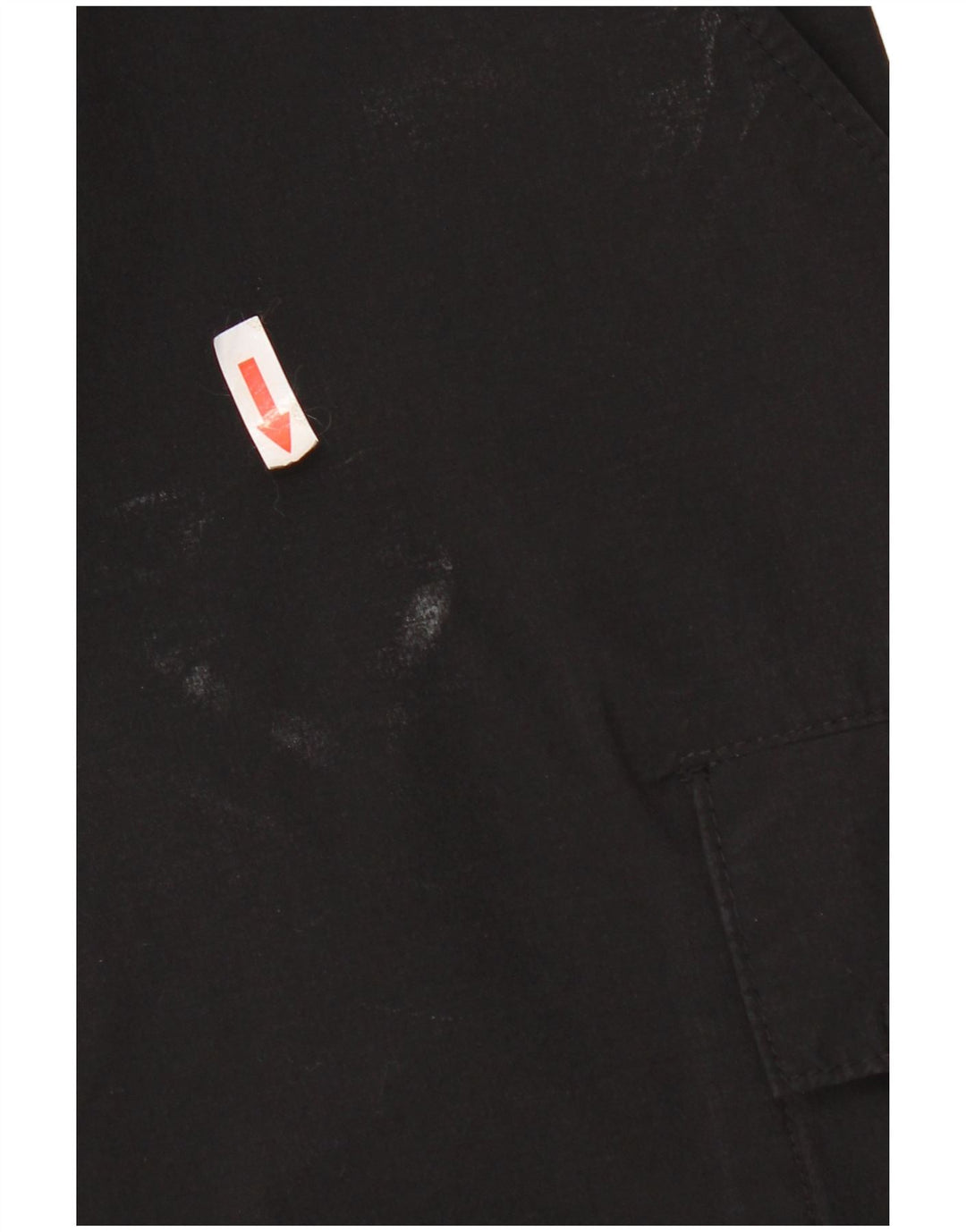 Zara Mens Crop Tapered Cargo Trousers Medium W32 L24 Black