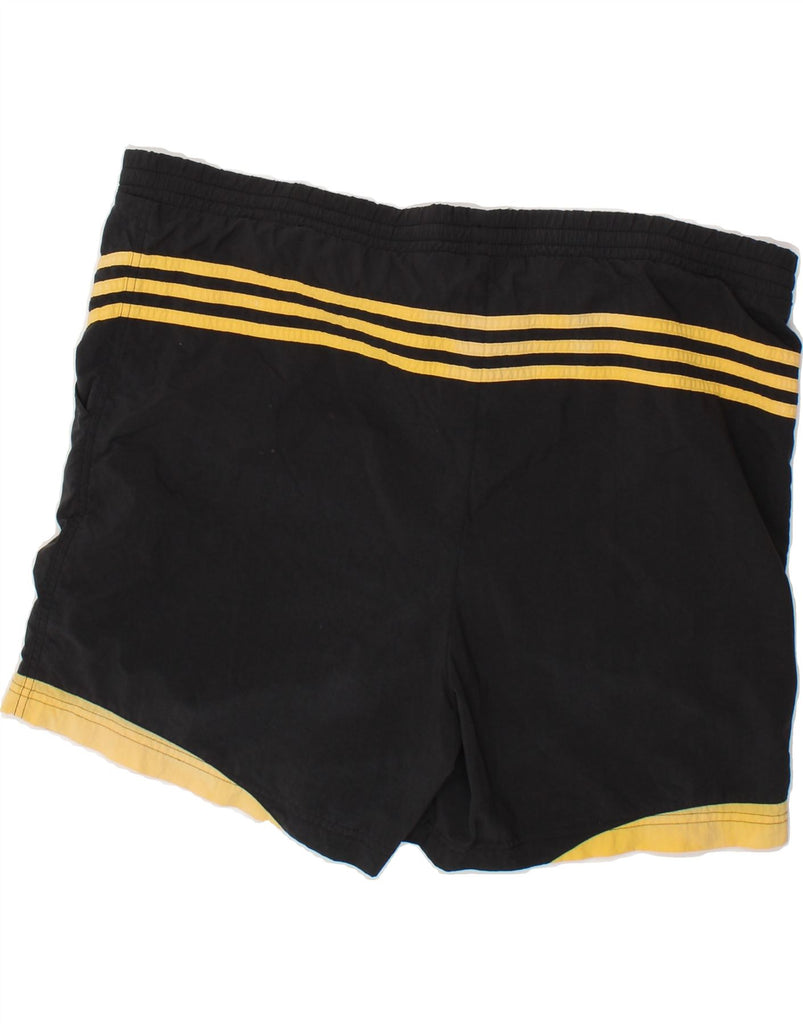 ADIDAS Mens Sport Shorts XL Black Polyamide | Vintage Adidas | Thrift | Second-Hand Adidas | Used Clothing | Messina Hembry 