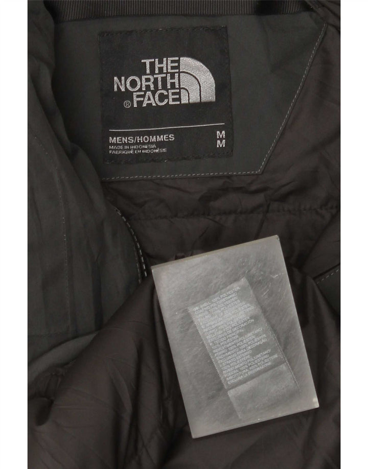 The North Face Mens Graphic Hooded Windbreaker Jacket UK 38 Medium Grey