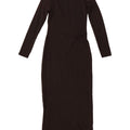 ZARA Womens Long Sleeve Maxi Dress UK 12 Medium Black