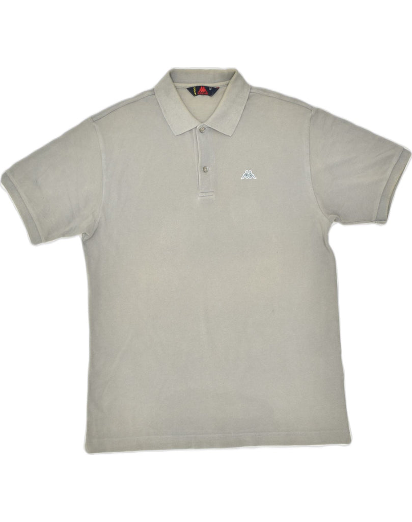 KAPPA Mens Polo Shirt Large Grey Cotton | Vintage | Thrift | Second-Hand | Used Clothing | Messina Hembry 