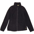 JOULES Womens Fleece Jacket UK 10 Small Black Polyester Vintage Joules and Second-Hand Joules from Messina Hembry 