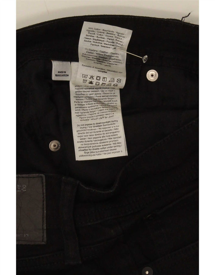 Jack & Jones Mens Regular Fit Denim Shorts Large W34 Black Cotton