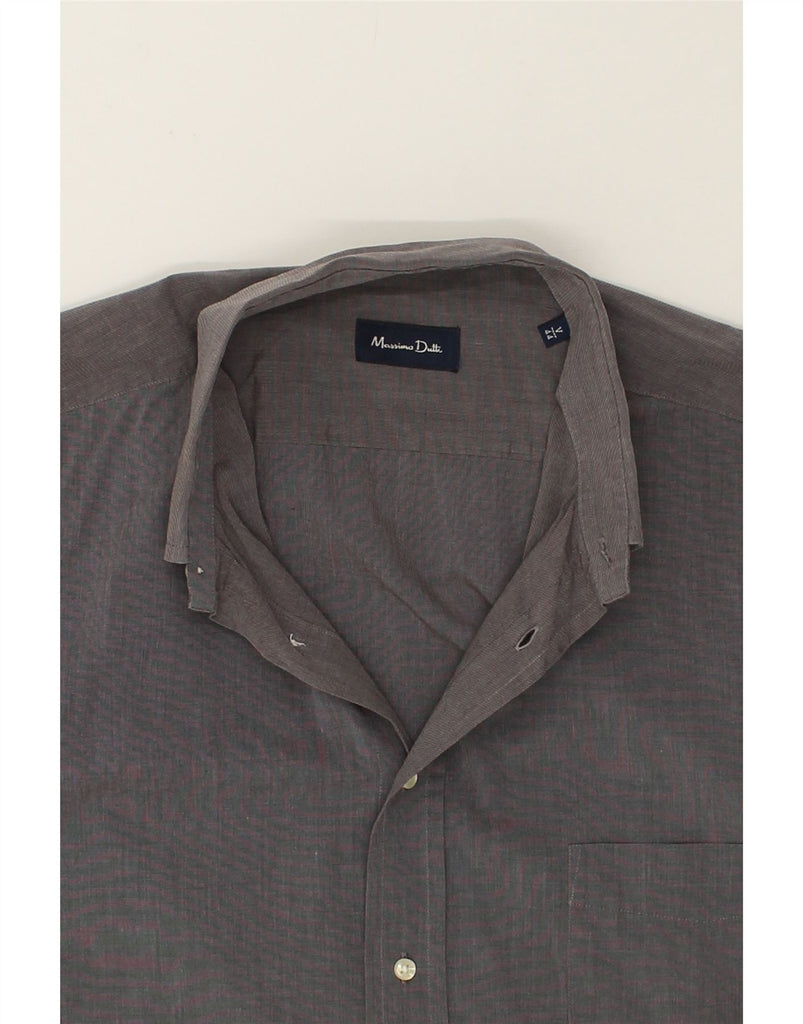 MASSIMO DUTTI Mens Shirt Size 44 XL Grey Cotton | Vintage Massimo Dutti | Thrift | Second-Hand Massimo Dutti | Used Clothing | Messina Hembry 