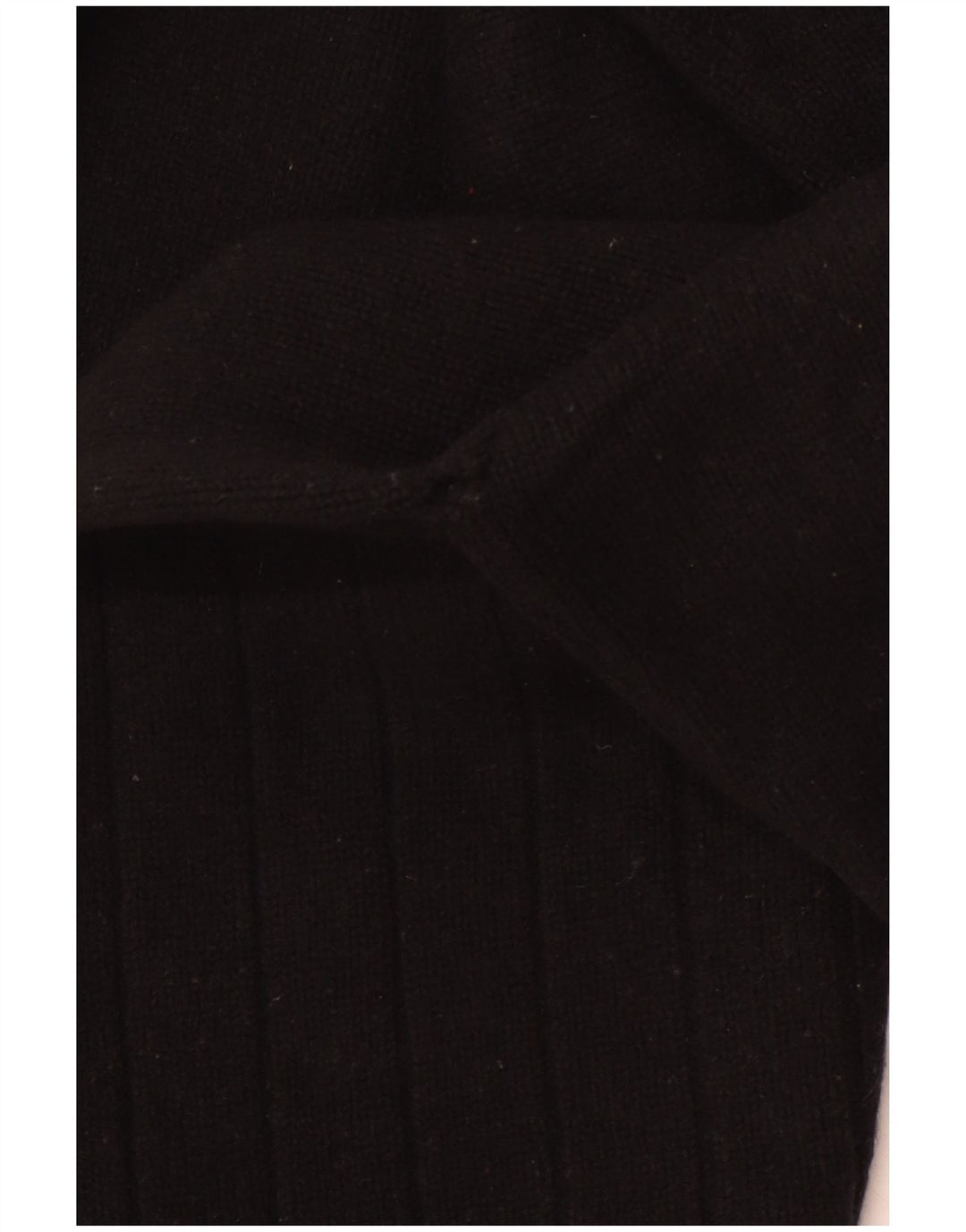 LEVI'S Womens Roll Neck Jumper Sweater UK 10 Small Black Striped Lambswool