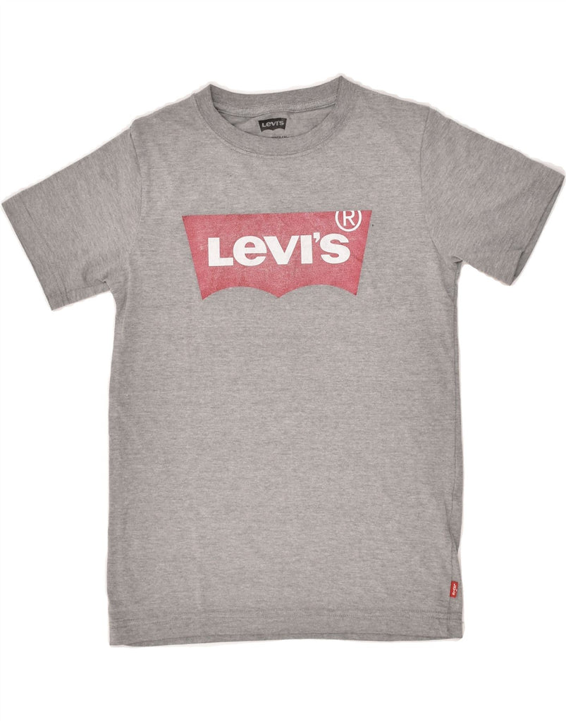 LEVI'S Boys Graphic T-Shirt Top 9-10 Years Grey | Vintage Levi's | Thrift | Second-Hand Levi's | Used Clothing | Messina Hembry 