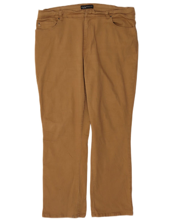 Lee Womens Platinum Label Straight Casual Trousers US 16 2XL W40 L30 Brown