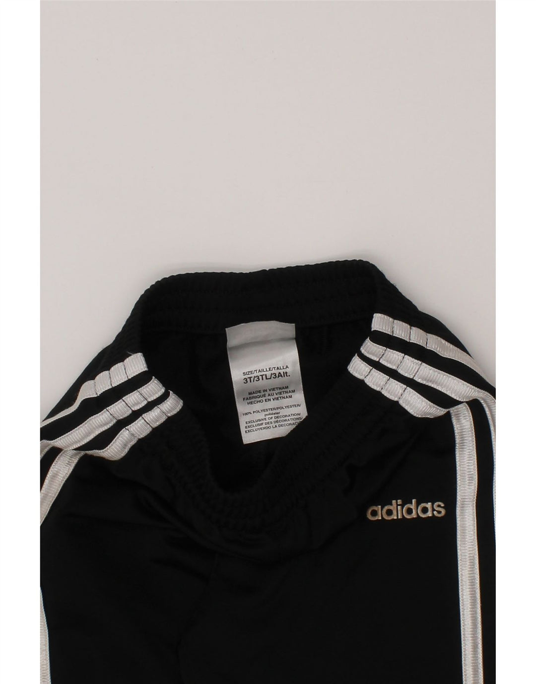 Adidas Boys Tracksuit Trousers 2-3 Years  Black Polyester