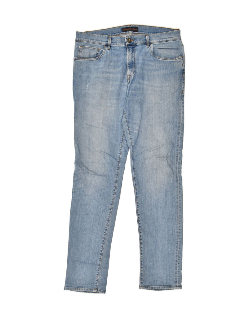 TRUSSARDI Mens Skinny Jeans W37 L33 Blue | Vintage Trussardi | Thrift | Second-Hand Trussardi | Used Clothing | Messina Hembry 