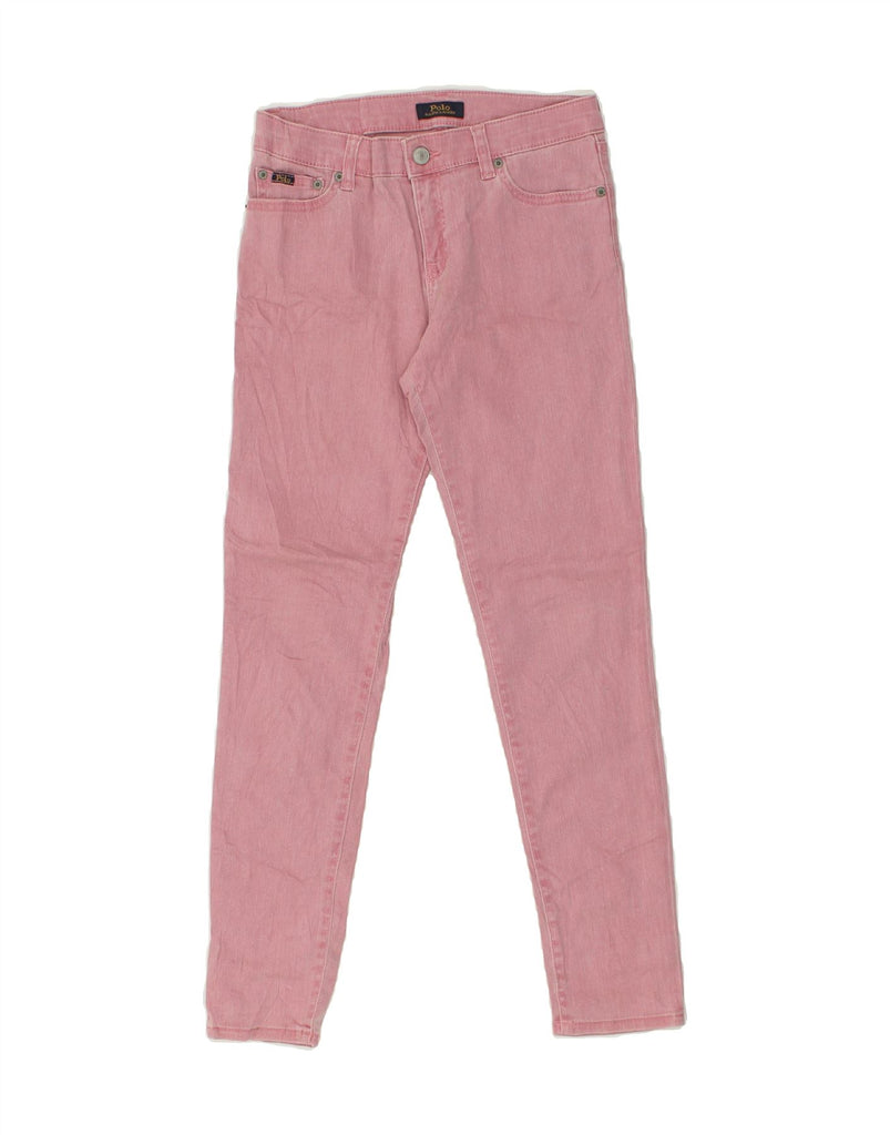 POLO RALPH LAUREN Girls Skinny Jeans 15-16 Years W27 L27  Pink | Vintage Polo Ralph Lauren | Thrift | Second-Hand Polo Ralph Lauren | Used Clothing | Messina Hembry 