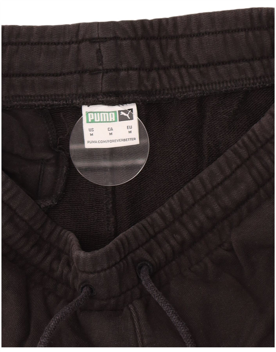 Puma Mens Graphic Tracksuit Trousers Joggers Medium  Black