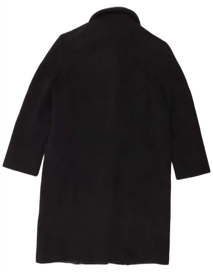 Marella Womens Overcoat UK 12 Medium  Black Virgin Wool