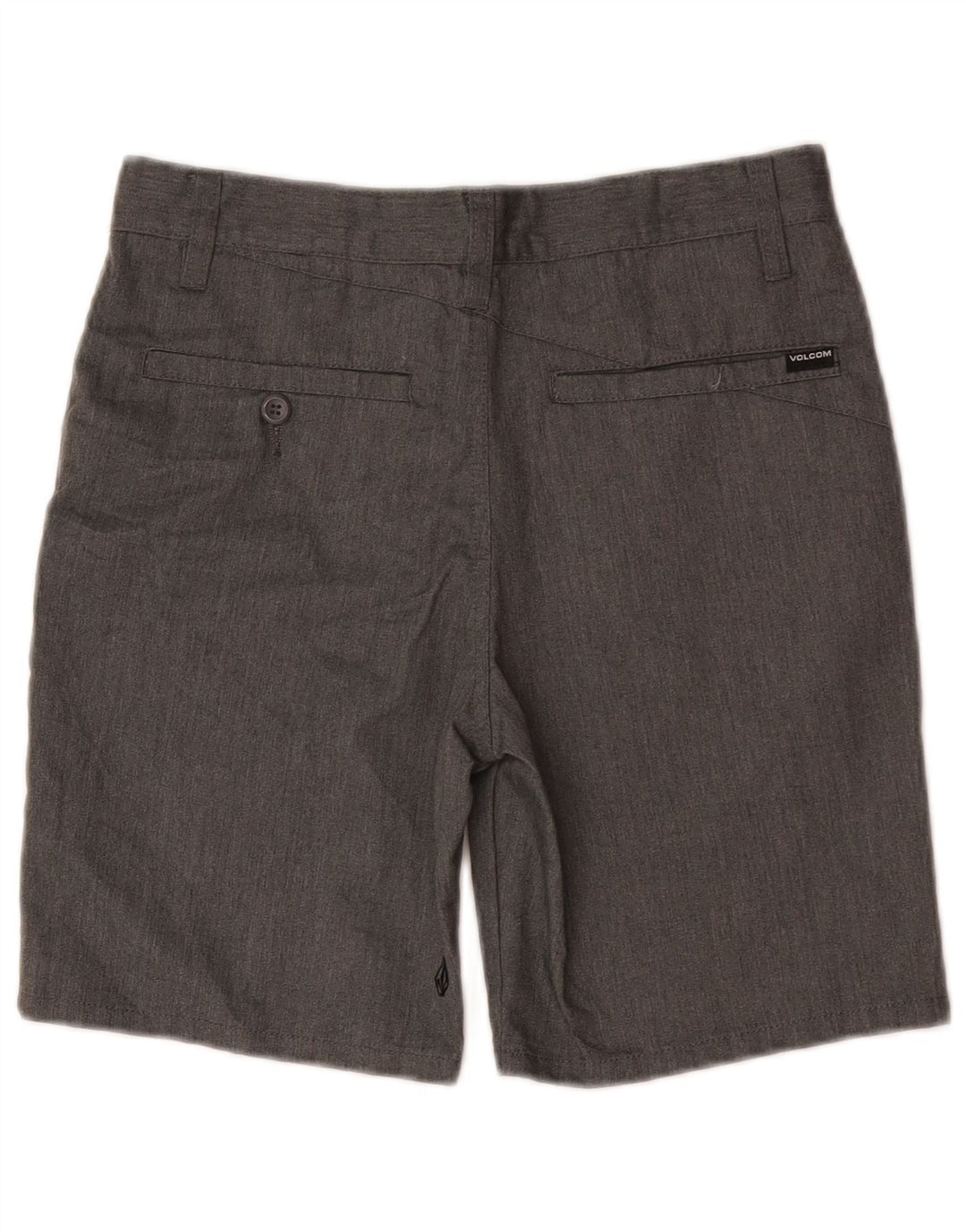 Volcom Mens Chino Shorts W28 Small Grey Polyester