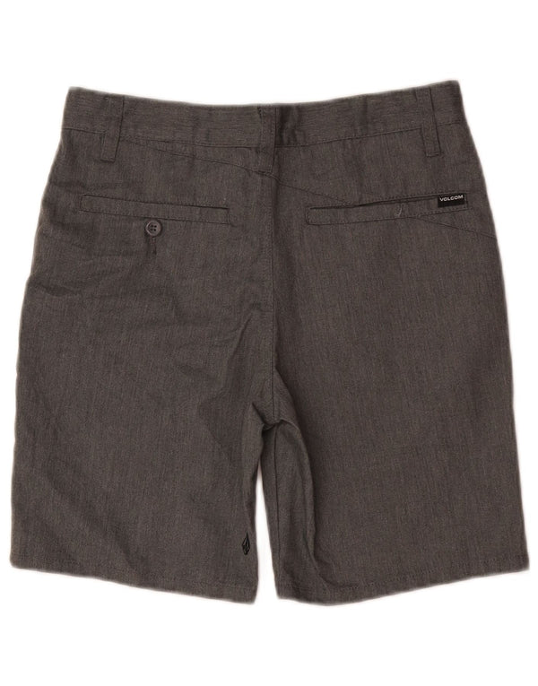 Volcom Mens Chino Shorts W28 Small Grey Polyester