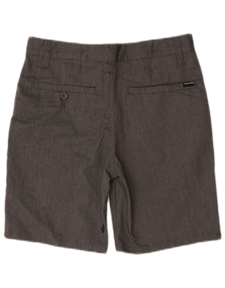 Volcom Mens Chino Shorts W28 Small Grey Polyester