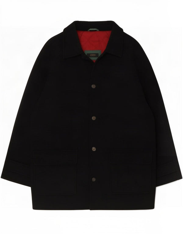 Paul & Shark Mens Overcoat UK 40 Large Navy Blue