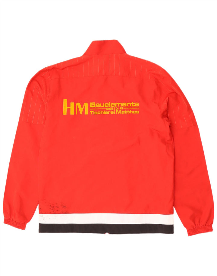 Adidas Mens TSV Loccum Tracksuit Top Jacket Small Red Colourblock Polyester