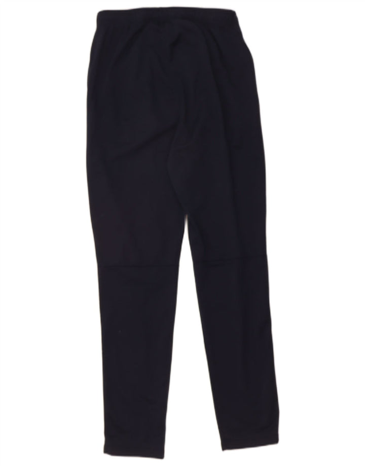 NIKE Mens Dri Fit Tracksuit Trousers Medium  Navy Blue Polyester