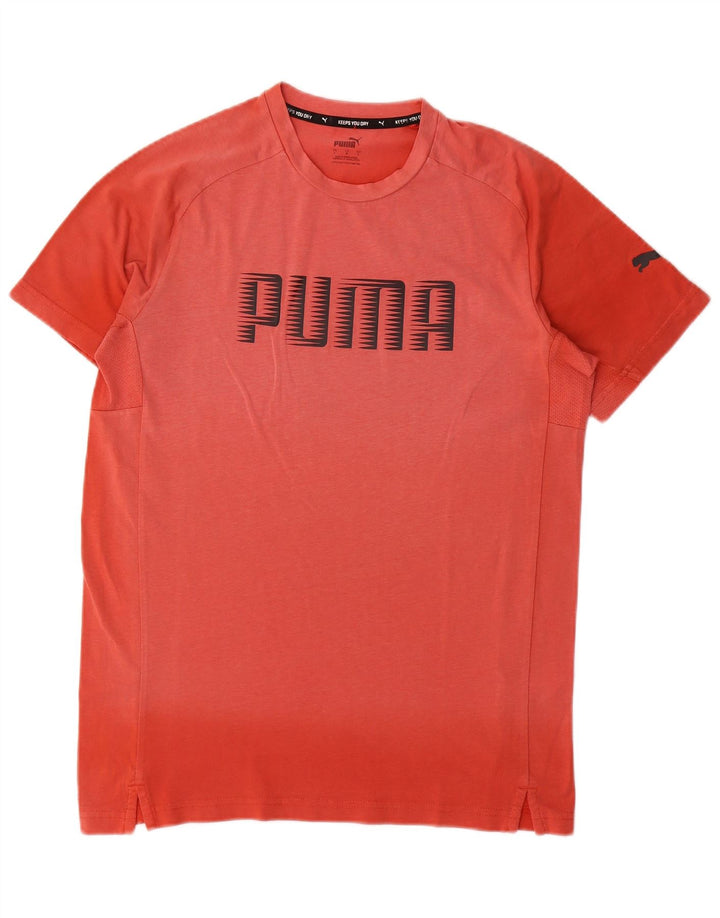 Puma Mens Graphic T-Shirt Top Large Red